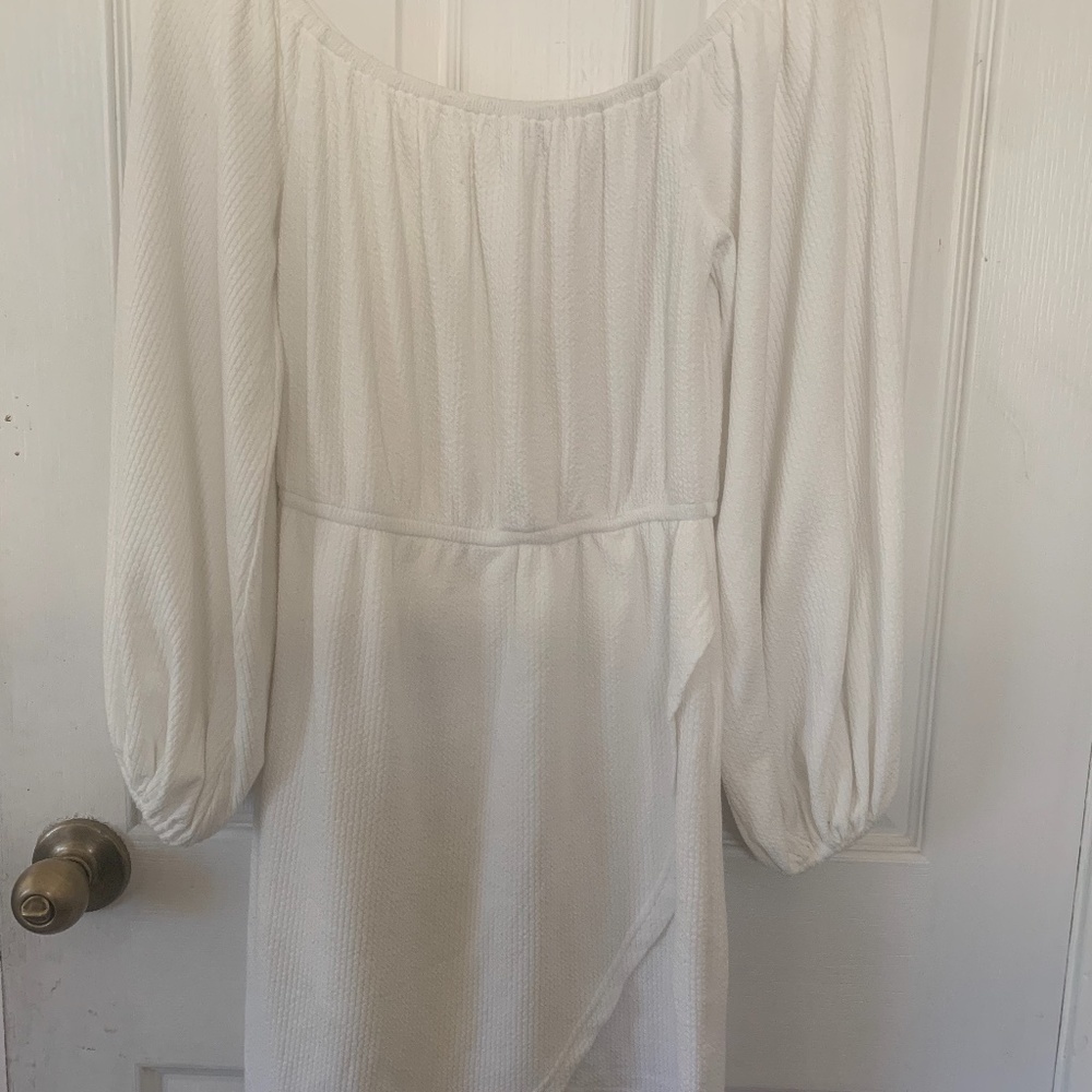 SABO SKIRT BOHO DRESS SIZE SML TULIPSKIRT BALLOON SLEEVES. Comes from smoke free